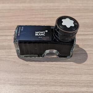 MontBlanc Ink Bottle Ink Well Midnight Blue 60ml
